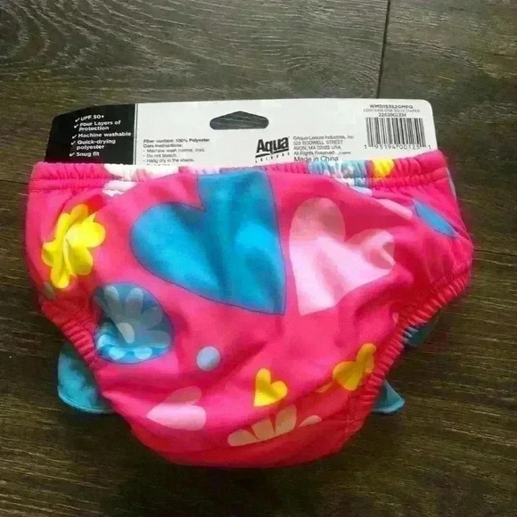 Baby Girls Swim Diaper 12 Months NWT - Picture 3 of 4